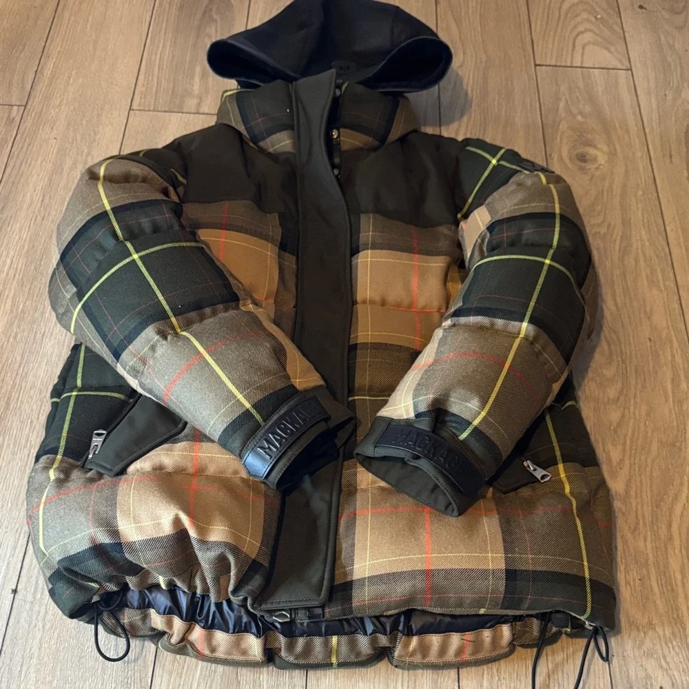 Mackage Rania Leather -Trim Wool-Blend Jacket. - Picture 7 of 12